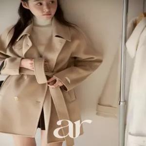 (MADE/울100/누빔안감탈착) 스트랩 더블 핸드메이드 울 하프 코트 (데일리/겨울코트/데일리룩/데이트룩/하객룩/연말룩) ct1668