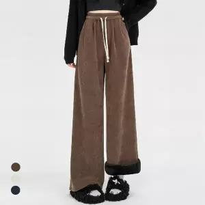 KARRA (77까지)히트기모코듀로이밴딩팬츠_A4W0596