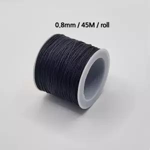 [비즈팩토리] 0.8mm 나일론 매듭실 45M (롤) 판매단위 팔찌 만들기 재료