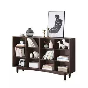 책장 브라운 원목 오픈형 3단 수납 150cm 브라운 150cm 오픈형 3단