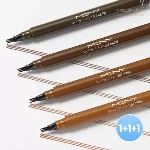 [3개] 맥퀸뉴욕 마이결핏 삼지창 눈썹 타투펜 0.8g 4종 /아이브로우 눈썹펜슬 브로우 틴트