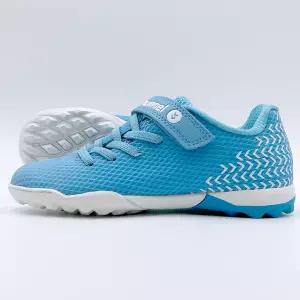 험멜 주니어 풋살화 징가 4 유소년 축구화 찍찍이 벨크로 스카이블루 정품 HMSS-505 Skyblue