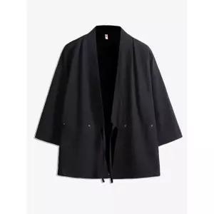 일본풍 유카타 기모노 가운 방한용 홈웨어 실내복 하오리 잠옷