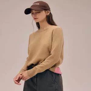 [롯데백화점]나이스클랍 배색 포인트 캐시울 풀오버 (N254PWK912)