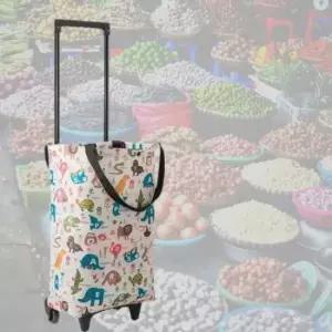 대용량 바퀴 장바구니 캐리어 시장 쇼핑용 수납박스 쇼핑캐리어 손수레 쇼핑카트