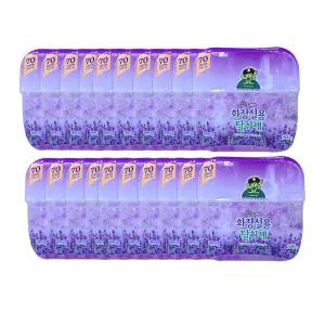 산도깨비 화장실용 방향제 실내용 비치형 탈취제 20개 1박스 라벤더 레몬 피치 블랙베리