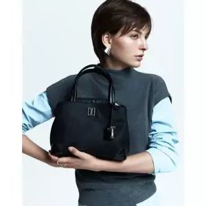 [NS홈쇼핑]DCBA6E054BK 닥스 블랙 DD로고 나일론 토트백[35526843]