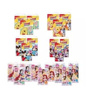 GOO.N 군 팬티 기저귀 디즈니 프린세스 3팩 세트 (M/L/BIG 사이즈 선택형)