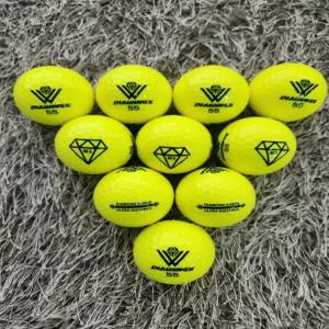 골프공 다이아윙스 M3 장타 비거리 고반발 볼 유광옐로우 10구 (투명케이스