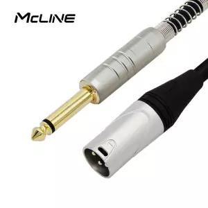 맥라인 MC-HA24 모노 6.3(5.5)-XLR 캐논 숫 3m 스피커 연결선 앰프 음향잭 오디오케이블