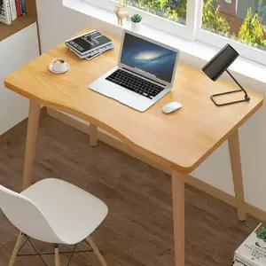 심플책상 800x500mm 베이지 1인용 학생 좁은 원룸 서재 리틀하우스마켓 LHOSDE0006
