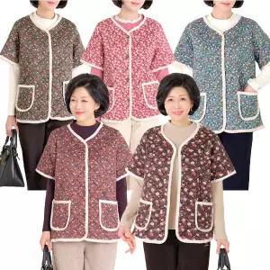 [엄마옷 로즈맘] 담하털안감반팔조끼