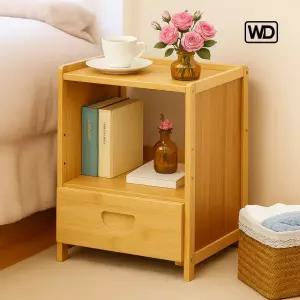 협탁 침대 거실 수납 서랍장 사이드 테이블 수납장 선반 모던 거실장 보조 2단 원목 우드