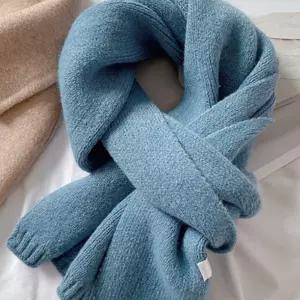 11컬러 여성겨울니트목도리 남자방한머플러 직장인 출근 정장 보온 흰색 검정 빨강 파랑