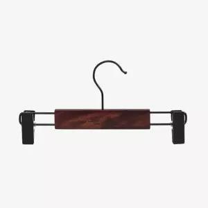 원목 바지걸이 5p 24cm 옷가게 치마 나무 옷걸이 논슬립 바지 자국없는 치마 정리