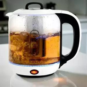 열탕기 전기 차탕기 물 끓이는 홍삼 달임기 가정용 강화 유리 약탕기 1.7L