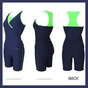 예쁜수영복 브랜드 강습 고급원단 여자수영복 할머니 수영복 세트 투피스 브라캡내장 네이비그린 온천