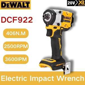디월트 DCF922 무선 브러시리스 임팩트 렌치 20V 리튬 배터리 1/2인치 205N.m 가변 속도 전동 렌치 파워 툴