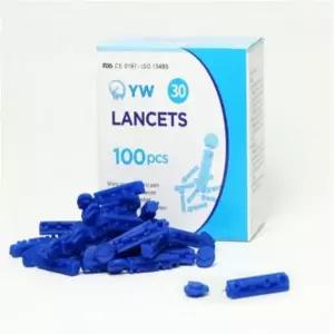 일회용 란셋침 여드름 압출바늘 채혈침 손따는침 무통 사혈침 수지침 리필침 100개