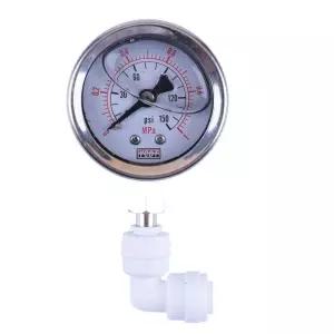 정수기 수압계 수도관 난방 수도꼭지 바닥 황동 주방 수압 고정도 온수기