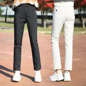 동대문스타일 포켓테이핑 패딩누빔 밴딩 여자 겨울 보온팬츠 방한바지 COW3-12A(패딩)