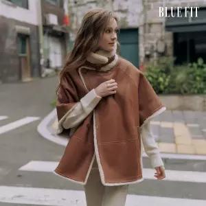 [블루핏][25FW최신상] 블루핏X로보 스페인 라도마 케이프 무스탕 (리버시블)