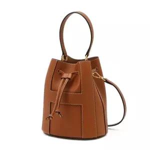 [헤지스](대구신세계)H-BAG 브라운 소가죽 복조리백 HIWA6E220W2