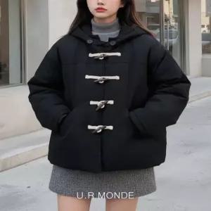 [유아몽드]토글 버튼 떡볶이 코트형 누빔 겨울 방한 점퍼 더플