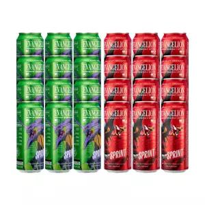 클룹 제로 에반게리온 스프린트 에너지 레몬부스트 애플블라스트 500ml 각 12캔(총24캔)