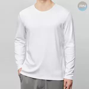 남성 레이어드 긴팔티 이너 기본 면티 오버핏 남자티셔츠