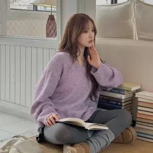 [제작/빅사이즈]이블렛 레티머 브이넥 보카시 니트 제이스타일