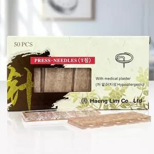 행림 티침 1갑 50pcs T침 귀침 이침 수지침 다이어트침 압봉