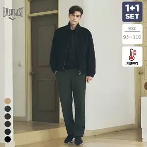 1+1 에버라스트 겨울 남성 링클프리 6컬러 12골 기모 코듀로이팬츠 골지바지 루즈핏