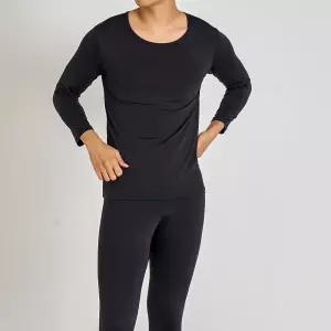 이너해피 국내생산 남성용 에어매쉬 크로치 면기모 발열내의 상 하 세트