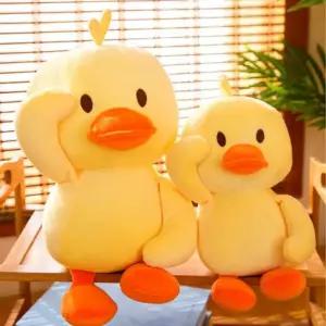 귀여운 충성 오리 안고자는 봉제 쿠션 애착 인형 선물