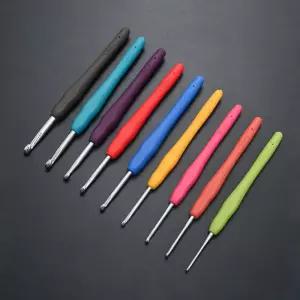 미끄럼 방지 실리콘 손잡이 바늘/부자재/수세미/코바늘/메탈/고급/모사용/세트/DIY/가방/가성비/뜨개/공예