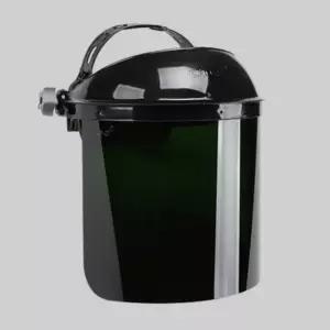 용접면 F-62BN 차광렌즈 산업용 부착형 작업면 페이스가드 공사용품 초록색보안면