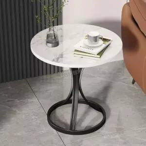 대리석 원형 사이드 인조 소파 침실 보조 골드 테이블 직경