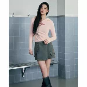 [에고이스트] ER4DQ161 브라운틴 랩스커트 팬츠 (25년 겨울)