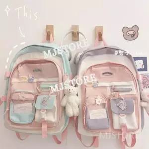  인싸템 핑크 수납짱 주머니 많은 가방 학원가방