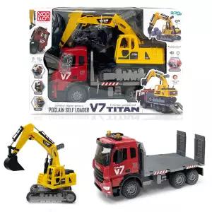 타이탄 V7 트럭 셀프로더 어린이 중장비 자동차 장난감