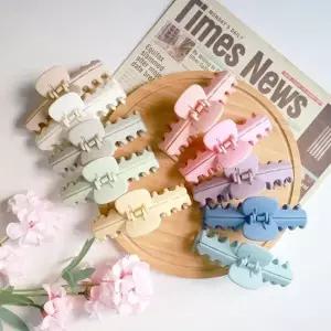 [하프클럽/셀러허브_여성트랜드패션]큰 무광 패셔너블 머리핀 빅집게핀 핀