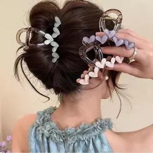 [하프클럽/셀러허브_여성트랜드패션]헤어 빅사이즈집게핀 빅리본핀 머리핀