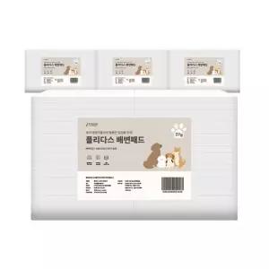 플리다스 강아지 배변패드 프리미엄 소형 37g(60매x4개)