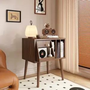 LP판 거치대 원목 감성 호두색 선반 월넛 장식장 정리함 엘피