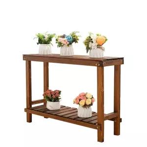 화분선반대 원목 다육이 발코니 화분 선반 다이 거치대 간이