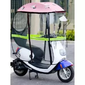 스쿠터 막이 가림막 지붕 전동차 방수 덮개 윈드스크린