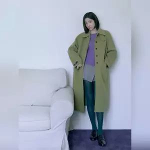 주크 정가 599,000원 발마칸 우븐 싱글 롱코트 Z254MSG5471119037