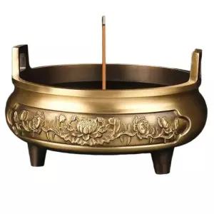 청동향로 제사용품 법당 황동 골동품 유기 장 명상