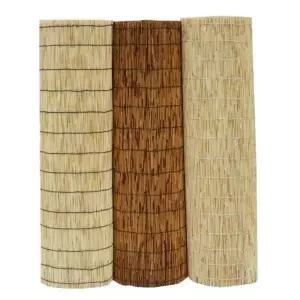 대나무발 대형 롤 검은선 매트 커튼 갈대발 깔개 파티션